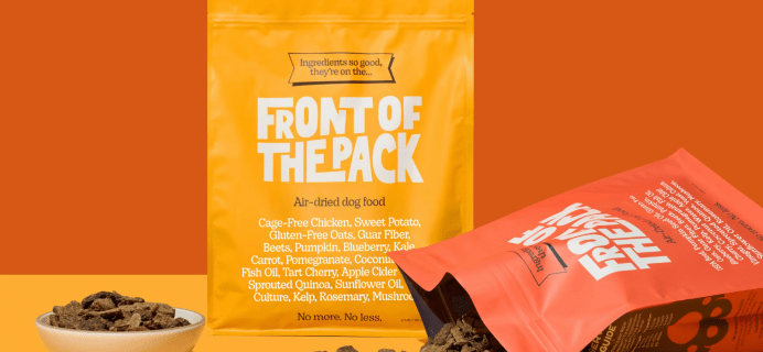 Front of the Pack Black Friday Deal – Save 50% On First Dog Food Order!