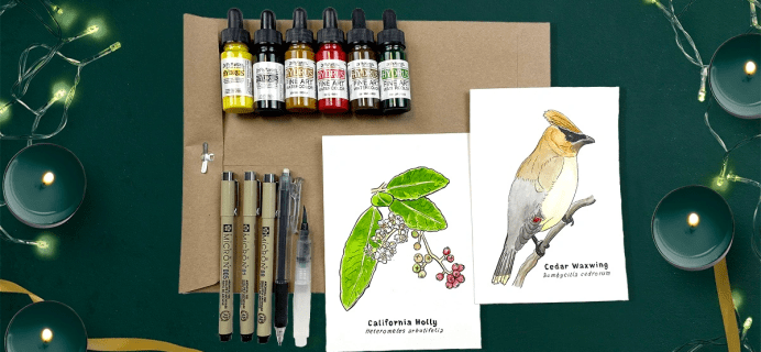 Nature Sketch Crate Black Friday: Watercolor Art Box 25% Off!