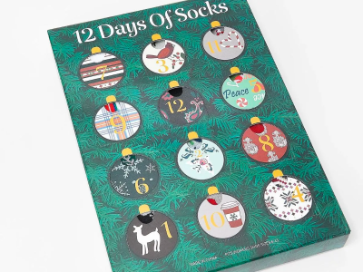 MUK LUKS Socks Advent Calendars: 12 Days of Women’s Socks!