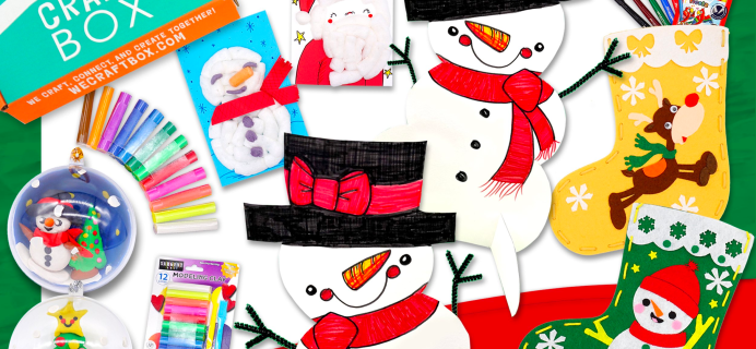 We Craft Box Holiday Coupon: 40% Off First Craft Box!