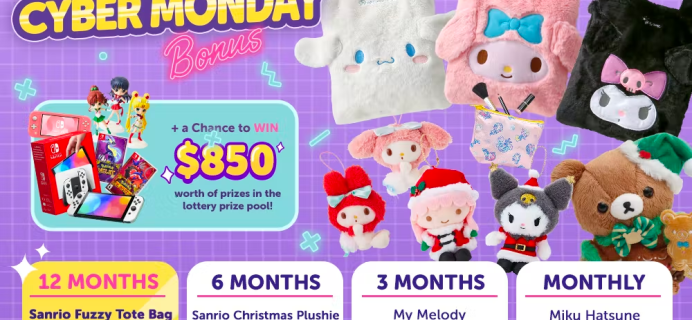 YumeTwins Cyber Monday Deal: Get BONUS Gift with First Kawaii Box!