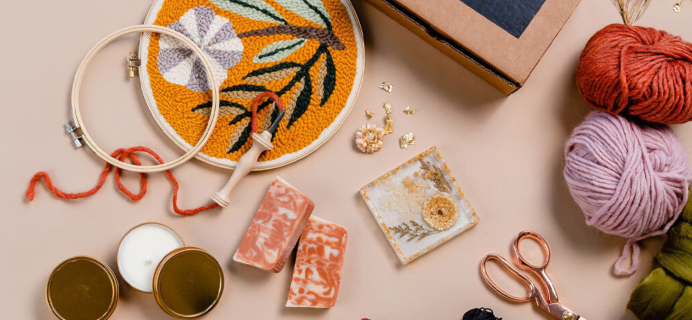 Holiday Gift Idea For The Creative People In Your Life: Crafter Subscription Box