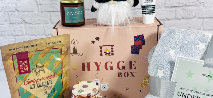 Hygge Box December 2022 Deluxe Box Review: Wonder + Delight