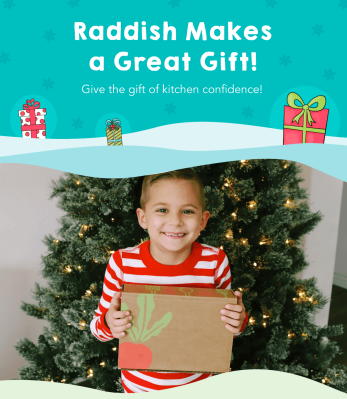 Give The Gift Of Kitchen Confidence at Raddish Kids: Up To $40 Off This Holiday!