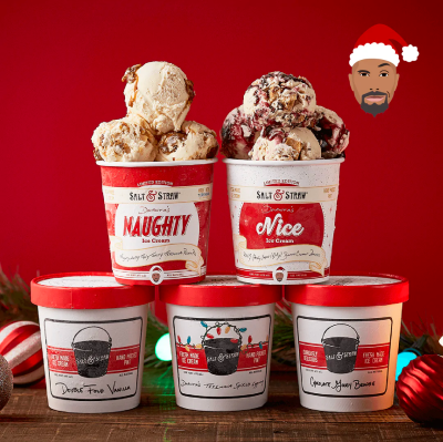Salt & Straw x Dwanta Claus Pack: Exclusive Ice Cream Flavors Inspired by Dwayne “The Rock” Johnson!