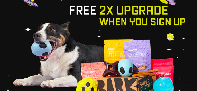 BarkBox & Super Chewer Coupon: Double Your First Box for FREE + The PLAYLIEN Box!