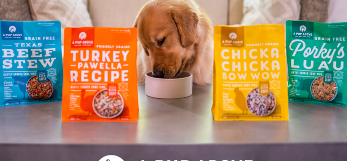 A Pup Above Coupon: $50 Off On Your First $100+ Order of Human Grade Sous Vide Dog Food!