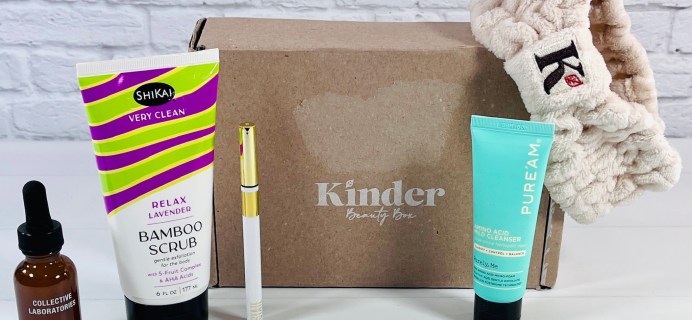 Kinder Beauty Box January 2023 Review: The Fresh Faced Box