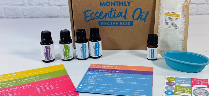 Simply Earth Essential Oil Box January 2023 Review – Lotion & Balms!
