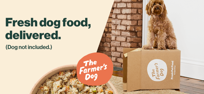 The Farmer’s Dog Coupon: 50% Off First Box Fresh Dog Food!
