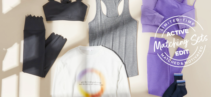 Wantable Limited Edition Matching Set Active Edit: 7 Active Styles To Motivate You!