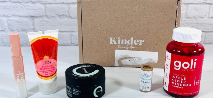 Kinder Beauty Box February 2023 Review: The Glowgetter Box