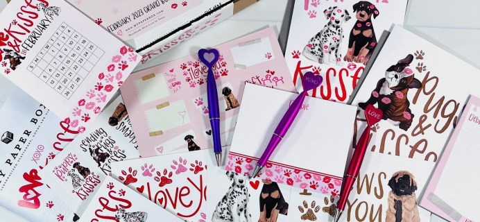 My Paper Box February 2023 Review – LOVE & KISSES!