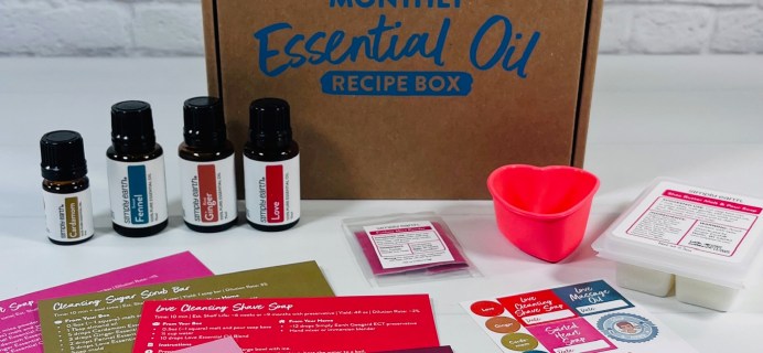 Simply Earth Essential Oil Box February 2023 Review – SOAP!