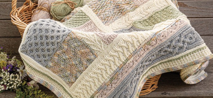 Annie’s Irish Fields Aran Knit Afghan Club Coupon: 50% Off First Month of Knitting!