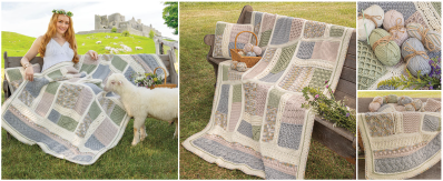 Annie’s Irish Fields Gansey Crochet Afghan Club Coupon: 50% Off First Month of Crafting!