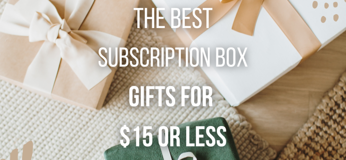 The 14 Best Subscription Box Gifts For $15 or Less in 2023