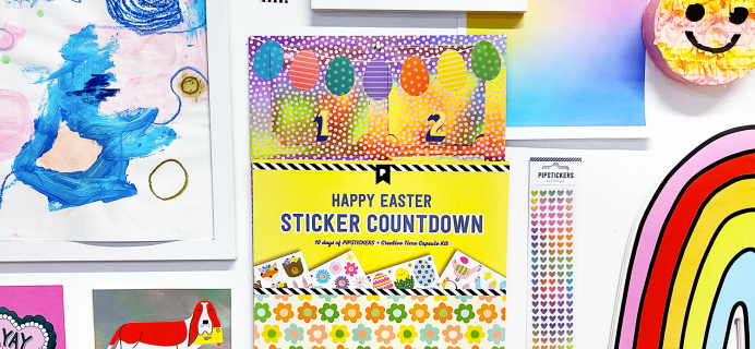 Pipsticks Easter Countdown Calendar: 10 Days of Easter Themed Stickers!