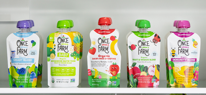Once Upon a Farm Coupon: Get 30% Off On First Organic Baby & Toddler Food Box!
