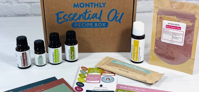 Simply Earth Essential Oil Box March 2023 Review – Face Care