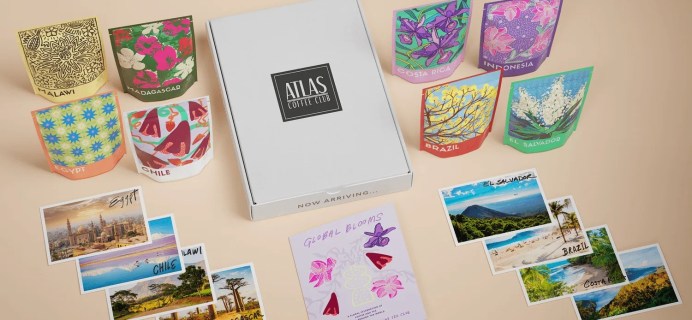 A Thoughtful Gift Idea For Mother’s Day: Atlas Coffee Club Global Blooms Coffee & Tea Gift Set!