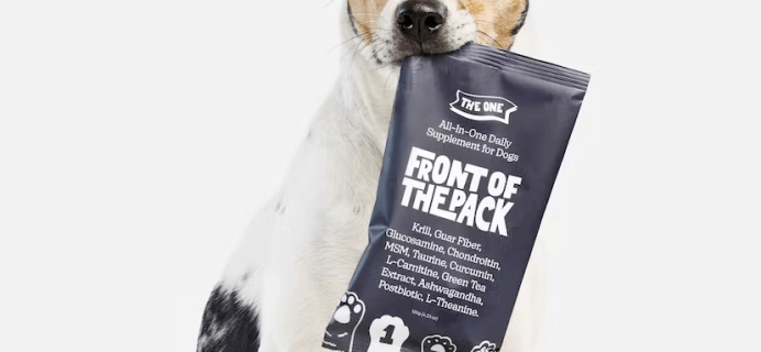 Front of the Pack Coupon: First Month of Dog Supplements FREE!