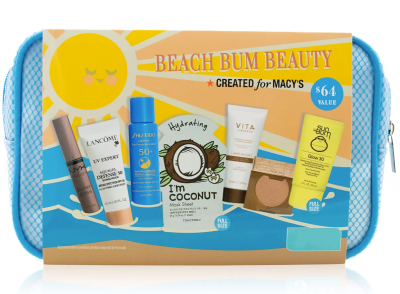 Macy’s Beach Bum Beauty Set: 8 Beauty Products For A Jaw Dropping Spring to Summer Look!