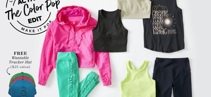Wantable Limited Edition Color Pop Active Edit: 7 Athleisure Wear To Energize Your Wardrobe!