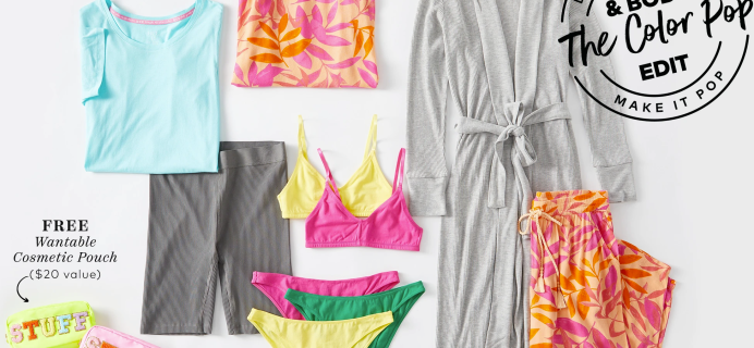 Wantable Tired & Cozy Color Pop Sleep & Body Edit: 7 Eye Catching Lingerie and Loungewear!