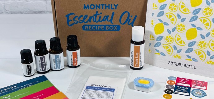 Simply Earth Essential Oil Box April 2023 Review – Cleaning!