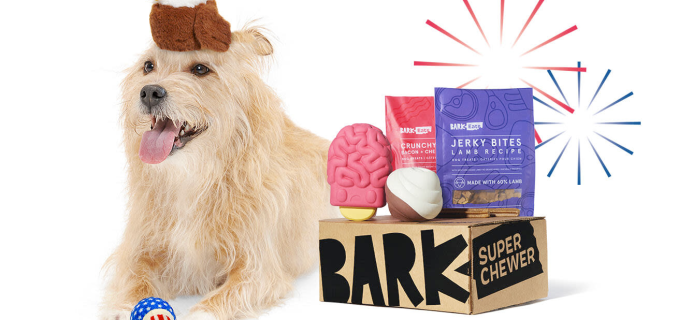 BarkBox & Super Chewer Memorial Day Coupon: First Box of Dog Toys and Treats For Just $5.29!