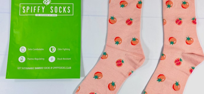 Spiffy Socks May 2023 Review: Tomato-Themed Socks!