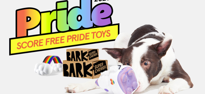 Super Chewer Deal: FREE Pride Bundle With First Box of Tough Toys for Dogs!