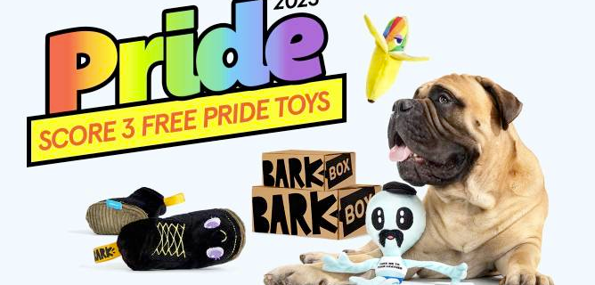 BarkBox Deal: FREE Pride Bundle With Your First Box!