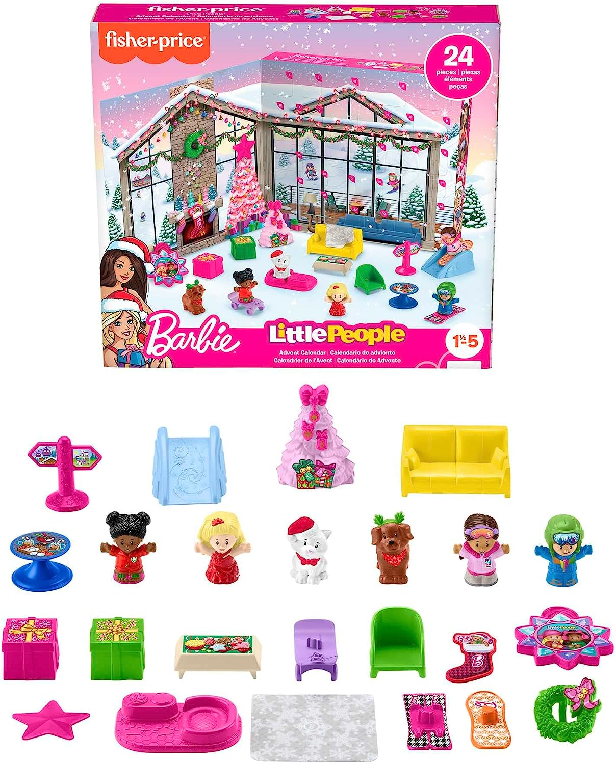 Fisher Price Little People 2023 Advent Calendar: Barbie Hello Fisher Price Little People 2023 Advent Calendar: Barbie Hello