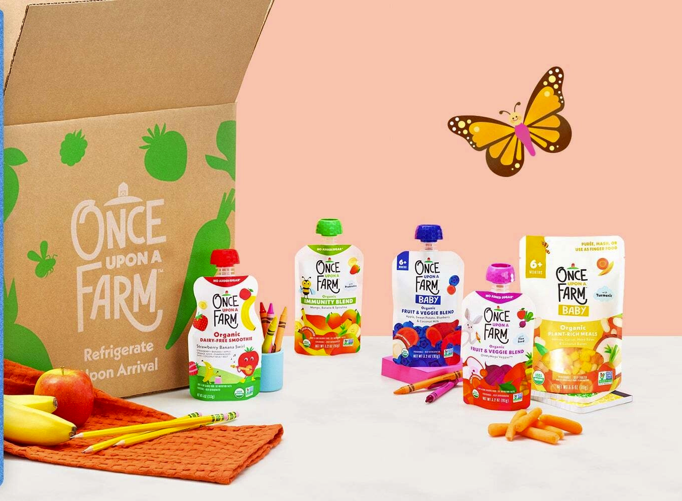 Once Upon a Farm Coupon: Get 30% Off On First Organic Baby & Toddler Food  Box! - Hello Subscription