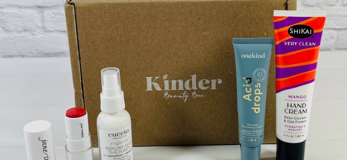 Kinder Beauty Box July 2023 Review – GLOW TIME BOX
