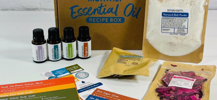 Simply Earth Essential Oil Box July 2023 Review
