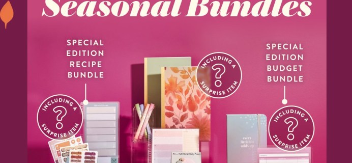 Erin Condren Launches New Special Edition Seasonal Bundles: Fall 2023 Cozy, Recipe, and Budget Bundles Available Now!