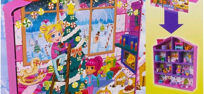 2023 Polly Pocket Advent Calendar: Featuring 2 Polly Pocket Dolls, 27 Accessories, and a Gingerbread Playhouse!