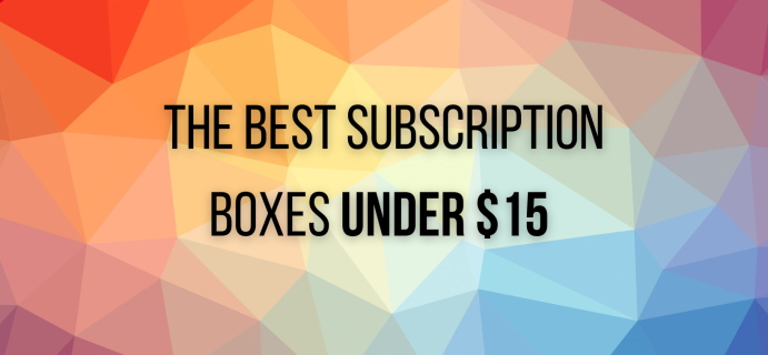 The 18 Best Subscription Boxes Under $15 for 2023