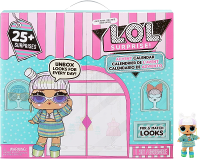 2023 LOL Surprise! Advent Calendar: Featuring Makeover Babe 2.0 Doll!