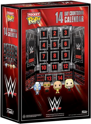 2023 Funko Pocket Pop! WWE Countdown Calendar: 14 Unique Funko Pops!