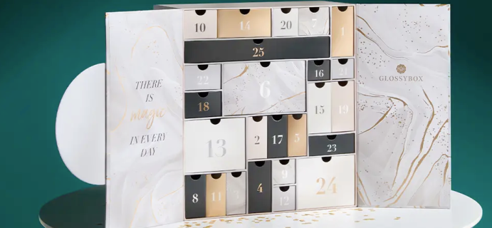 2023 GLOSSYBOX Advent Calendar Spoilers Full Spoilers: 25 Days of Beauty!  {UK}