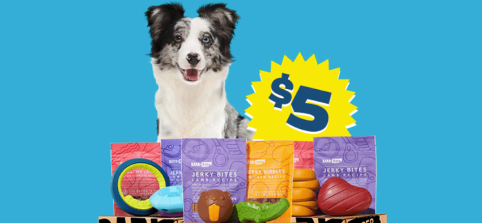 BarkBox and Super Chewer National Dog Day Coupon: First Box of Dog Treats and Toys For Just $5!