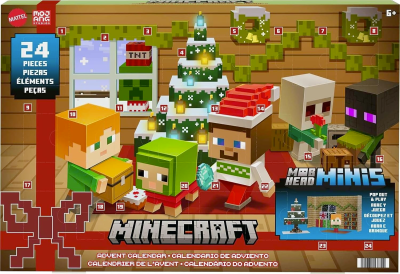 Minecraft 2023 Advent Calendar: Featuring Mob Head Minis!