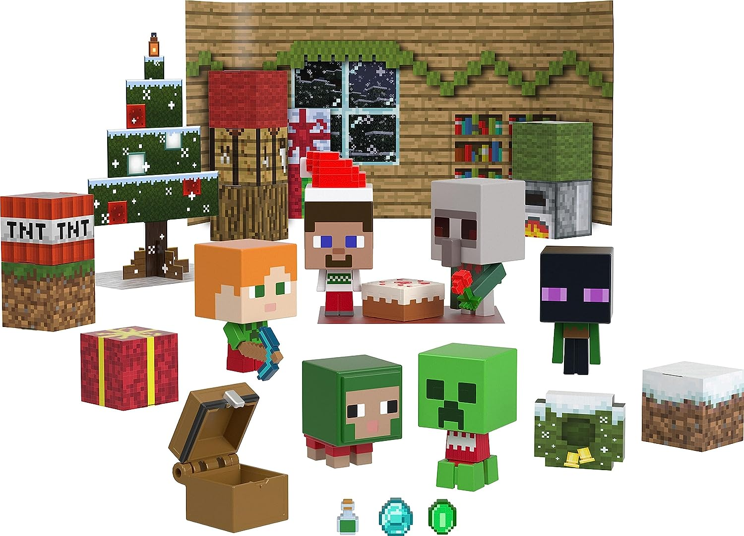 Minecraft 2023 Advent Calendar Featuring Mob Head Minis! Hello