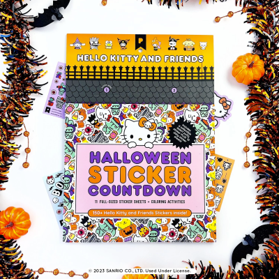 Pipsticks Halloween Sticker Countdown Calendar: Hello Kitty And Friends!