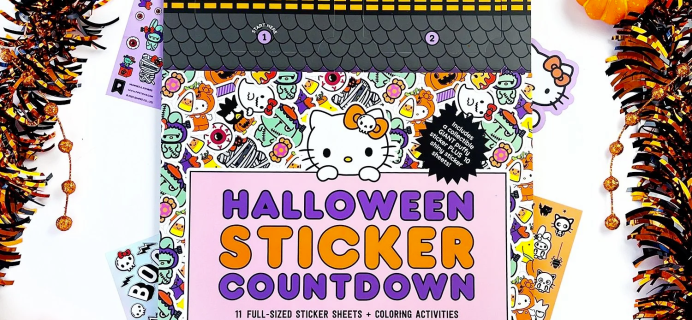Pipsticks Halloween Sticker Countdown Calendar: Hello Kitty And Friends!