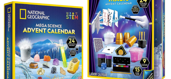 2023 NATIONAL GEOGRAPHIC Advent Calendars: Science or Magic!